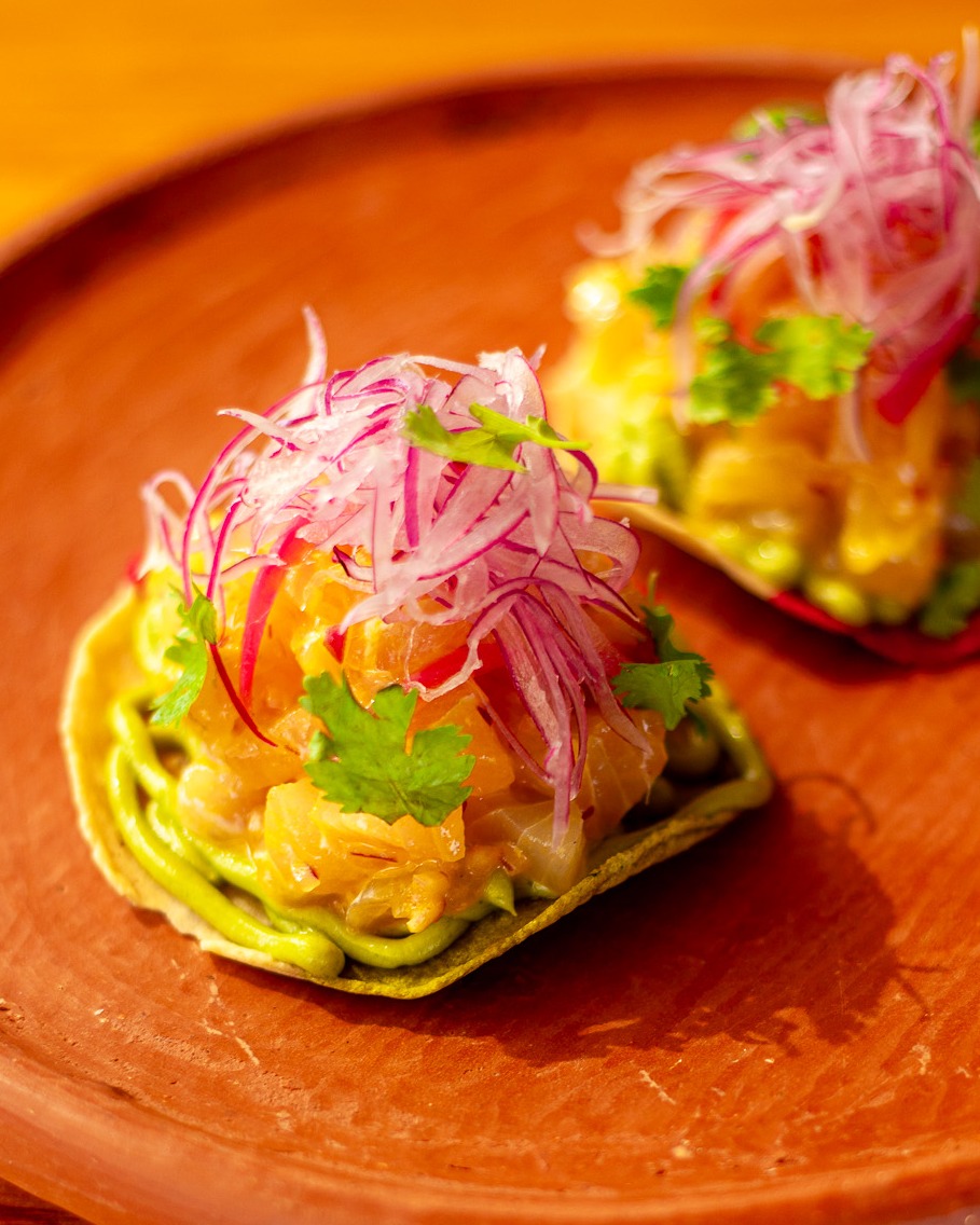 Fresh snapper, crispy tortilla, avocado, cilantro, and just the right amount of lime. 🌊

Our Ceviche Tostada keeps things simple: fresh ingredients, bold flavor, and fish brought directly from local fishermen.

Perfect with cocktails, sunset, or both. 🍸

📍 Akasha at Aruna Resort & Villas
📲 Book your spot | reservations@akashabelize.com
🛥 Boat pickup availabl
.
.
.
#AkashaBelize #CevicheTostada #BelizeSeafood #AkashaExperience