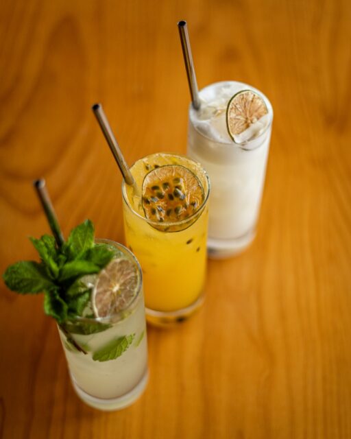 Sunshine in a glass, three ways. 🍋

Our house-made lemonades are zero-proof and all refreshment. Peppermint for something cool and crisp, passion fruit for a tropical tang, and coconut for that smooth island finish.

The perfect pour for a hot afternoon over the water. No alcohol required, all flavor delivered.

Come to pick your flavor. 🥥💜🌿

📲 Reserve your table | Link in bio | +501 612-0144
.
.
.
#AkashaMocktails #IslandLemonade #AkashaExperience