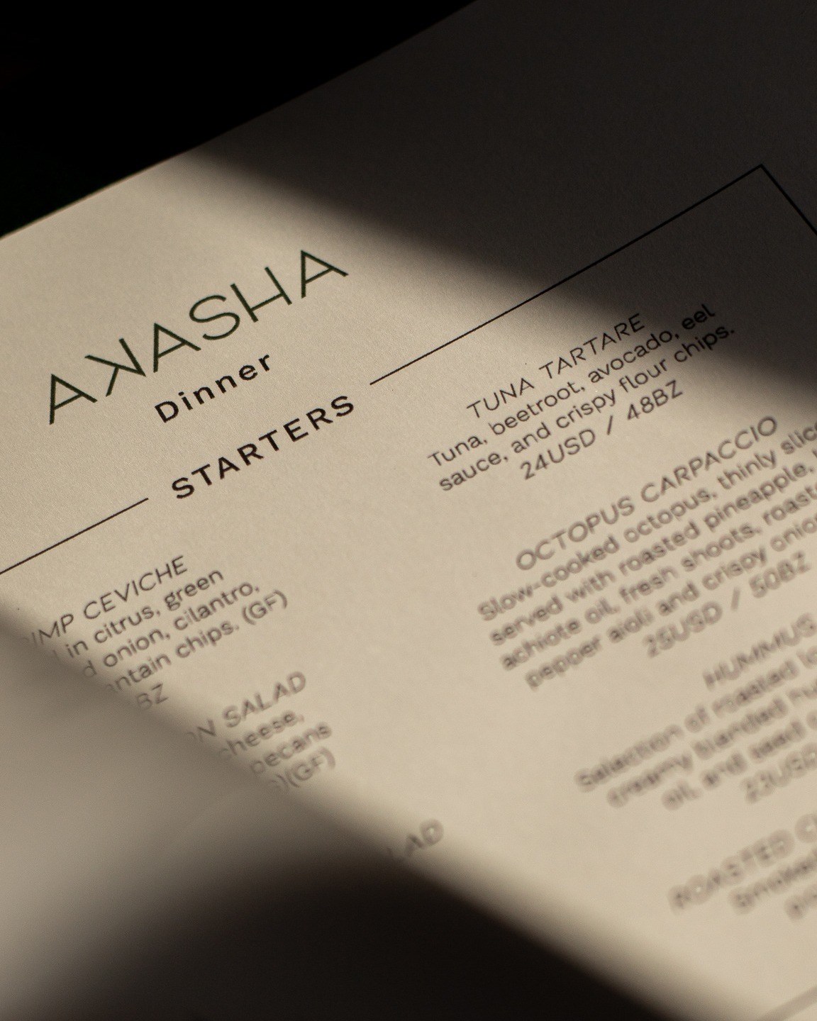 Last call for the First Table. 🍽️

Saturday, October 03, a limited few will taste Akasha's new menu before anyone else. The final seats are going, don't miss your chance to be first.

📅 Saturday, October 3
🕕 Seating: 6:00pm to 8:00pm
🥂 A curated 3-course experience from our new dinner menu
💵 $70 USD per person

📲 Reserve your seat | Link in bio | reservations@akashabelize.com
.
.
.
#FirstTable #AkashaBelize #NewMenu