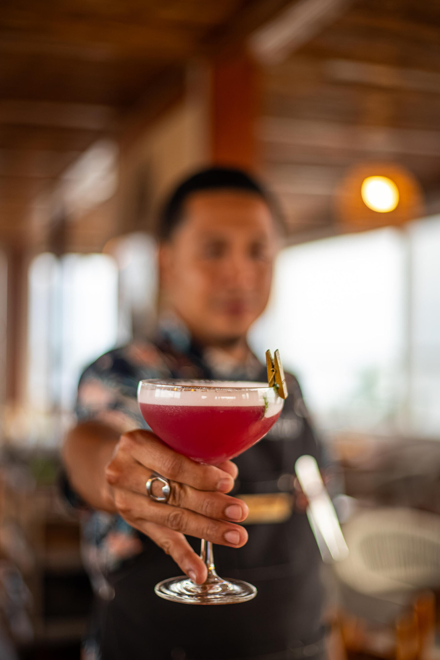 cocktails at akasha restaurant